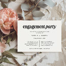 Search for stylish engagement party invitations Minimalist