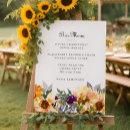 Search for sunflower wedding signs Rustic