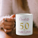 Search for 50th birthday mugs Minimalist