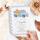 Search for blue gingham invitations For kids