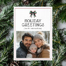 Search for single photo cards Holiday greetings