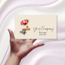 Search for fiery business cards Nature