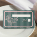 Search for floral wedding place cards Pink