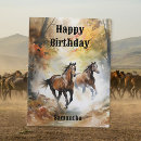 Search for horse and cowgirl birthday cards Wild west