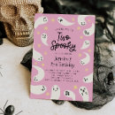 Search for pink halloween invitations Ghost