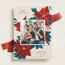 Search for printable christmas cards Poinsettia