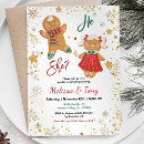 Search for gingerbread gender reveal invitations He or she