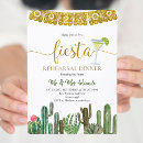 Search for cactus rehearsal dinner invitations Mexican
