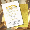 Search for gold ring wedding invitations Elegant
