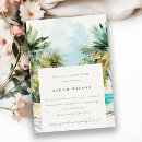 Search for palm trees baby shower invitations Watercolor