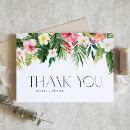 Search for tropical wedding thank you cards Watercolor