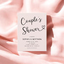 Search for couples shower postcards Minimalist