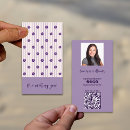 Search for pinterest business cards Qr code