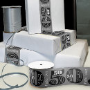 Search for 50th birthday ribbon Typography