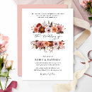 Search for paradise wedding invitations Watercolor floral