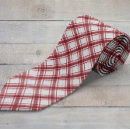 Search for simple festive ties Red and white