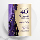 Search for stylish 40th birthday invitations Elegant
