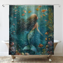 Search for mermaid shower curtains Nautical