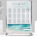 Search for beach wedding seating charts Tropical
