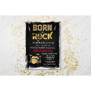 Search for rock star baby shower invitations Born to rock
