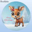Search for baby reindeer stickers Fawn