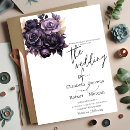 Search for dark purple wedding invitations Simple