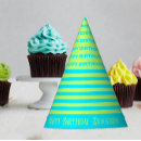 Search for green paper party hats Stripes