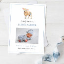 Search for little lamb invitations Blue