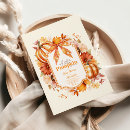 Search for fall floral baby shower invitations A little pumpkin