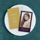 Search for entertainment business cards Purple