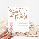 Search for brunch and bubbly bridal shower invitations Pink floral