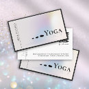 Search for clean energy business cards Yoga instructor