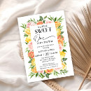 Search for citrus baby shower invitations Pink floral