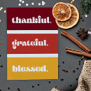 Search for thankful grateful blessed cards Minimalist