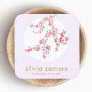 Search for cherry blossoms business cards Massage therapist