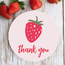 Search for red strawberry stickers Pink and red