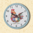 Search for farm style clocks Chicken