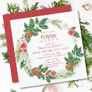 Search for pink and green christmas invitations Chic