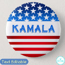 Search for presidential campaign badges Kamala