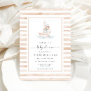 Search for striped baby shower invitations We can bearly wait