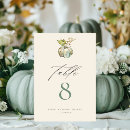 Search for fall wedding table cards Watercolor