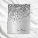 Search for silver glitter blankets Girly