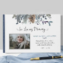 Search for rustic funeral guest books For memorial service