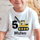 Search for construction birthday boys tshirts Crane