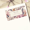 Search for floral return address labels weddings Girly