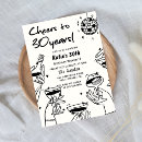 Search for retro cocktail christmas invitations Whimsical