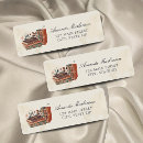Search for book lovers return address labels Floral