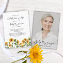 Search for sunflower celebration of life invitations Funeral