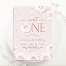 Search for blush pink 1st birthday invitations Cute