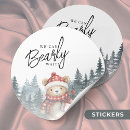 Search for christmas teddy bear stickers We can bearly wait